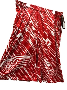 New Detroit Red Wings NHL Red / White Team Logo Shorts - Licensed Youth Small - Picture 1 of 6