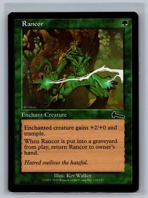 Magic The Gathering Urza's Legacy Rancor #110/143 MTG TCG CCG - Image 1 of 2