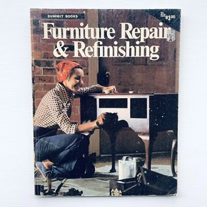 Vintage Manual Furniture Repair & Refinishing By R and B Nunn Summit Books 1975 - Picture 1 of 12