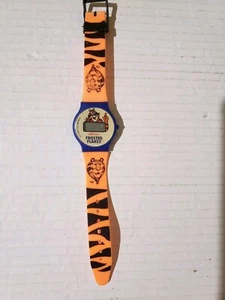 KELLOGGS FROSTED FLAKES - VINTAGE 1991 TONY THE TIGER DIGITAL WATCH Not Working - Picture 1 of 3