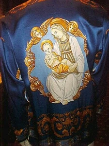 CAMICIA UOMO CREME DE SILK SETA GRECA STILE TEMA RELIGIOSO 8001 TAGLIA MEDIA NUOVA CON ETICHETTE - Foto 1 di 6