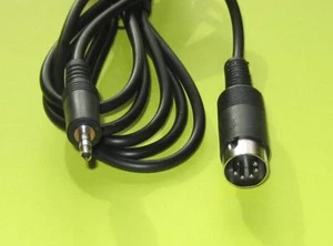 Cable dorado Bang Olufsen DIN a iPod 3,5 mm hecho a medida 3 metros L@@K entrega rápida - Imagen 1 de 1