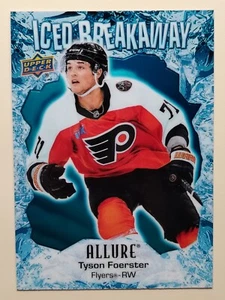 2023-24 UPPER DECK ALLURE HOCKEY TYSON FOERSTER ICED BREAKAWAY #IB-2 WJ - Picture 1 of 2