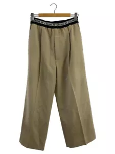 Celine Phoebe Philo 2018 Lookbook Wide Logo Pants 36 Beige - Picture 1 of 6