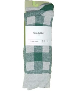 Goodfellow Crew Socks 7-12 Men New 3 Pairs - Picture 1 of 1