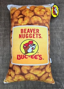 Buc-ee’s Beaver Nuggets Pillow 14 in x 9 in - Picture 1 of 2