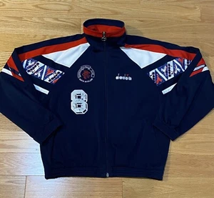 Vtg Rangers Football Club Diadora Track Jacket Sz S Made in Italy - Picture 1 of 12