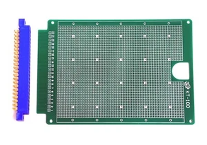 1set FR4 PCB Single side KT-100 Slot pitch 3.96mm 1x22p 164x113x1.6mm + LWS22A2G - Picture 1 of 2