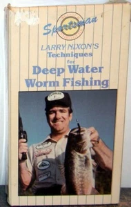 Bass Pro Larry Nixon ""Técnicas para la pesca de gusanos en aguas profundas"" VHS - usado - Imagen 1 de 2