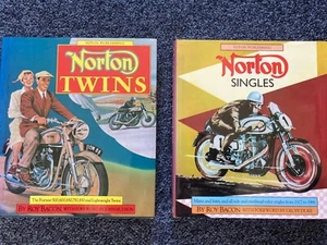NORTON singles & NORTON Twins 2 Books by Roy Bacon - Picture 1 of 3
