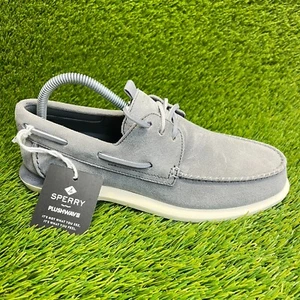 Sperry Gold Cup Authentic Original Plushwave Mens Size 7 Gray Casual Boat Shoes - Picture 1 of 10