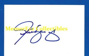 STEVE YEAGER Baseball / Los Angeles Dodgers SIGNED Autograph 4x6" Index Card - Picture 1 of 1