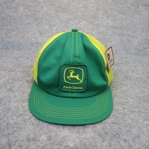 VTG John Deere Trucker Hat K-Products Snapback Yellow Mesh NWT - Picture 1 of 7