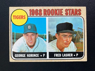 1968 Topps Rookie Stars George Korince Fred Lasher Rookie Card (RC) #447 - Image 1 of 2