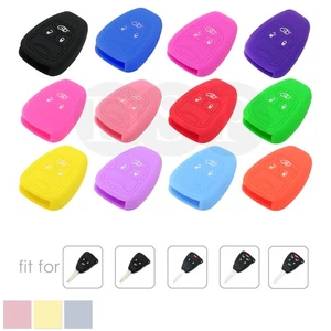 Silicone Skin Cover for CHRYSLER DODGE JEEP Remote Key Case Fob 3Button - Picture 1 of 16