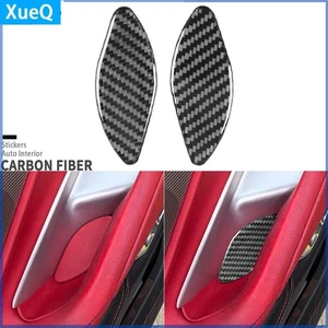 Real Carbon Fiber Interior Door Handle Bowl Trim For Chevrolet Corvette C8 20-25 - Picture 1 of 23