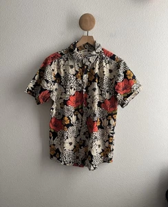 Dushyant Floral Button Down Shirt Size Medium - Bild 1 von 8