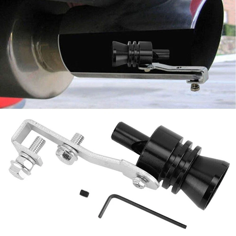 1pc Universal Turbo Sound Simulator Tailpipe for Truck Whistle Car Motorcycle AU - image 1 of 4