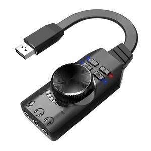 USB Sound Card 7.1 Channel USB Audio Adapter for Windows And  PC PS4 - Picture 1 of 6