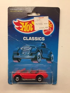 Hot Wheels Classics Classic Cobra Red 1:64 1988 Rough Card - Picture 1 of 4