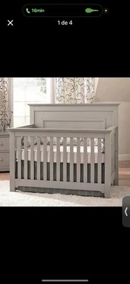 Cuna para cama doble, cambiador y cajón Foto 1 de 4