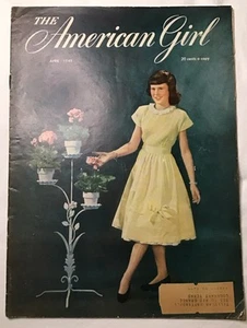 The American Girl Magazine April 1948 VTG Girl Scouts Fraternal Mid Century - Picture 1 of 6