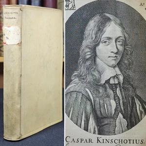 1685 POETRY VELLUM Poemata in libros IV Caspar van Kinschot RARE POEMS - Imagen 1 de 15