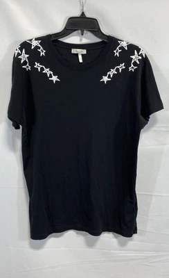 Valentino Men's Black Star Design Casual Shirt Size M - Image 1 of 4