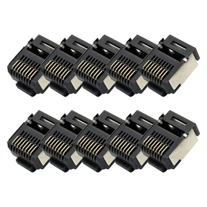 10PCS RJ45 Connector Special 8P8C Short Body Modular Plug Male with3835 - Afbeelding 1 van 7