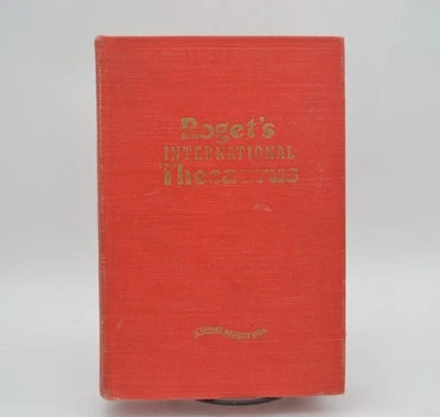 Roget's International Thesaurus, 1946, Rare Edition Thomas Y Crowell (1958) HC - Image 1 of 4