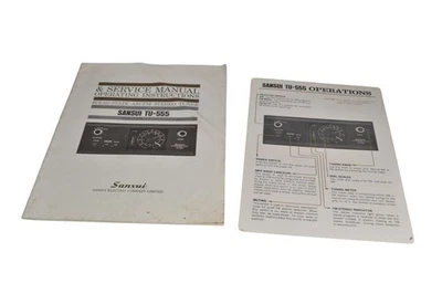 Manual de instrucciones Sansui TU-555 Foto 1 de 4