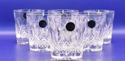 Set of 6 Thomas Webb Crystal Normandy Old Fashioned Whiskey Glasses - 3 1/8" VGC - Image 1 of 4