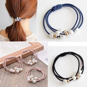 10 Pcs Small Ponytail Holders Women Hair Accessories Stretch Ring - Picture 1 of 11