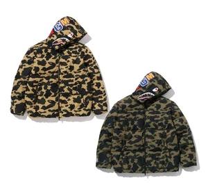 A BATHING APE Men's 1ST CAMO SHARK DOWN JACKET 1L80144305 - Picture 1 of 17