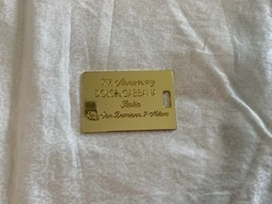Bag Tag DOLCE & GABBANA Metal Gold - Picture 1 of 7
