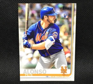 Topps Pete Alonso RC set completo 2019 variante New York Mets Rookie #475 - Foto 1 di 3