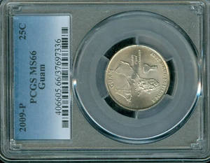 2009 P GUAMQUARTER PCGS MS66 BUSINESS STRIKE * - Picture 1 of 2