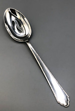 William & Mary by Lunt Sterling Silver pierced Serving Spoon 8 5/8"