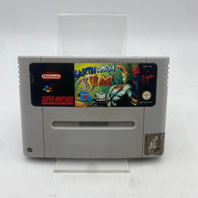 Preços baixos em Jogos de videogame Nintendo SNES earthworm Jim