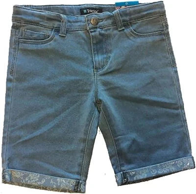 Bermudas Tractor Niñas Ajustables Cintura Interior, Azul, Talla 6 Foto 1 de 2