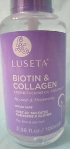 Luseta Biotin & Collagen Hair Serum Treatment 3.38 fl Thickening Protect Color - Picture 1 of 5