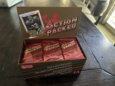 (1) Sealed Pack 1990 Action Packed Football Rookie Update Emmitt Smith Rookie - Image 1 of 4