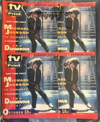 TV Blue Print MICHAEL JACKSON in Concert - The Dangerous Tour October 1992 - Image 1 of 2