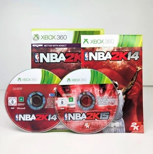 NBA 2K14 2014 & 2K15 2015 - 2x XBOX 360 Games Bundle - PAL - Tested & Working - Picture 1 of 11