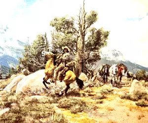 Frank McCarthy HAWK ARC OF WATCH FLIGHT Native American Art Bookplate Print 12 - Picture 1 of 4