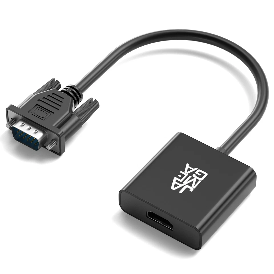 VGA auf HDMI Adapter Audio-Untersützung 1080P Auflösung VGA zu HDMI PC, Laptop - Bild 1 von 4