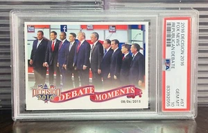 Donald Trump 2016 Decision Fox News Republican Debate Card PSA 10 GEM MINT - Bild 1 von 3