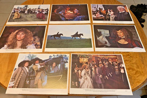 WICKED LADY Lobby Card Set (8) Faye Dunaway Alan Bates Risque Marina Sirtis 1983