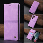 For Samsung Galaxy S23+ Ultra Shockproof Cover Retro Leather Wallet Purse Case