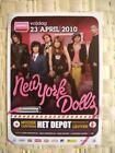 NEW YORK DOLLS A6 flyer - 2010 gig Het Depot in Belgium 23/04/2010